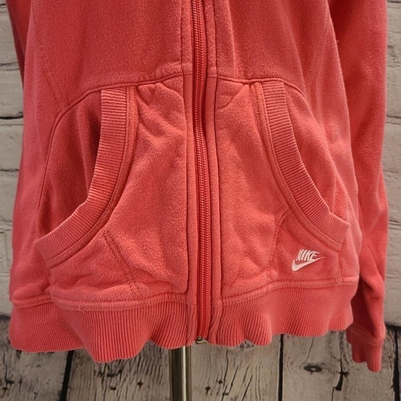 NIKE pink Coral Zip up hoodies - Picture 5 of 12